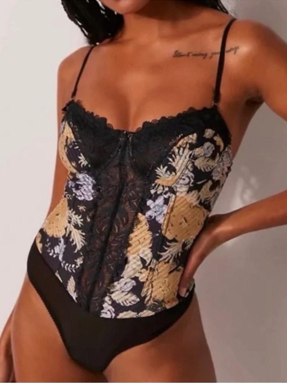 Free People Intimately Good Luck Charm Bodysuit